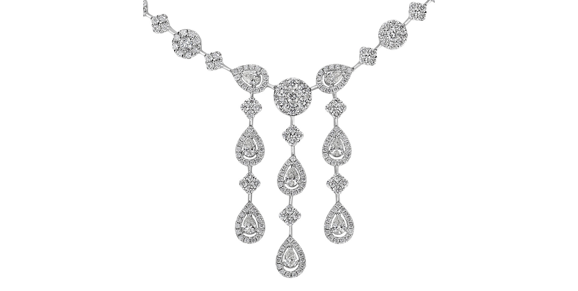 Náhrdelník s diamanty charming morning dew