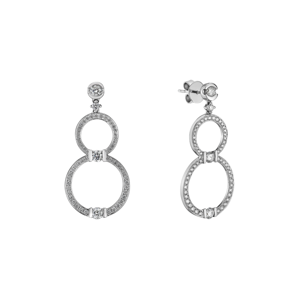 Náušnice s diamanty Heaven Sparkle