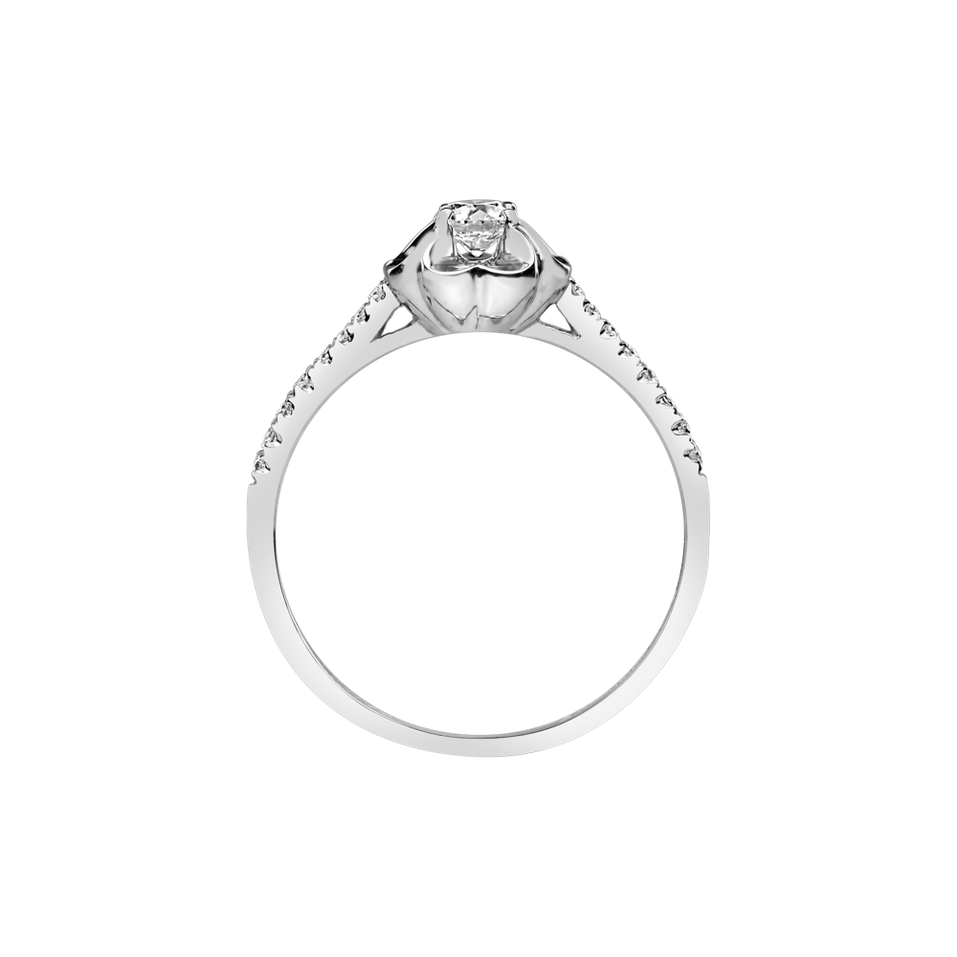 Prsten s diamanty Flower Vow