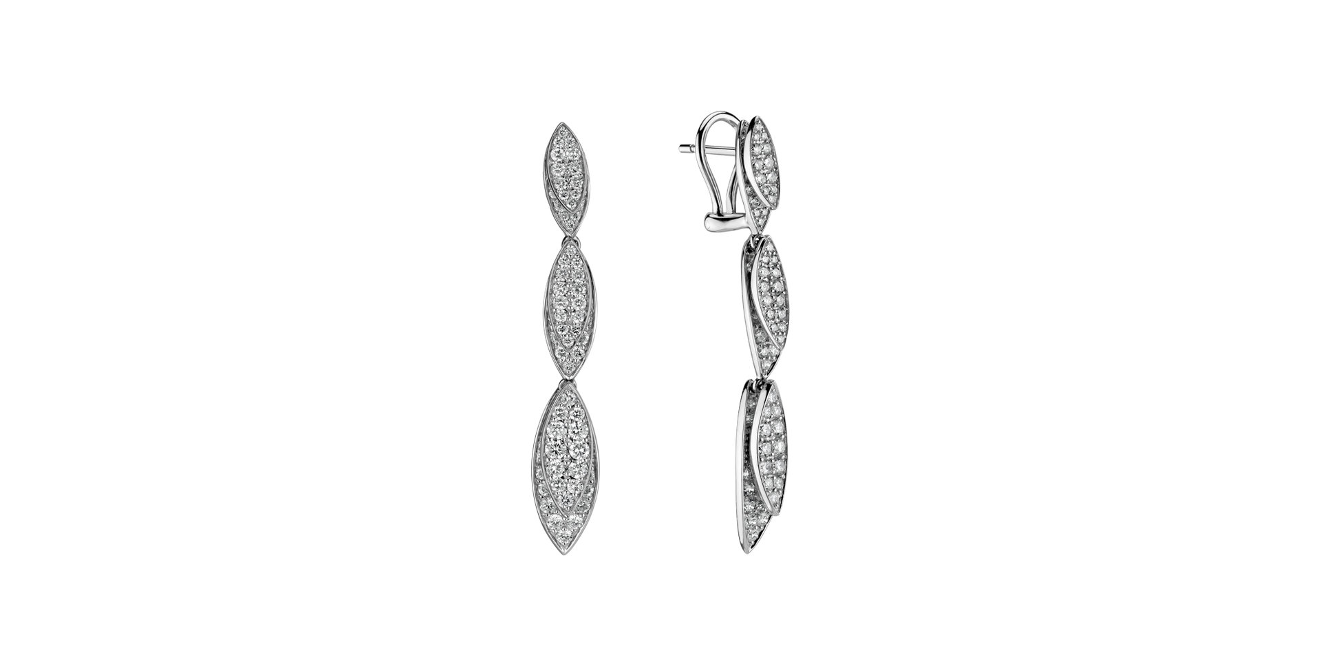 Náušnice s diamanty Moulin Rouge