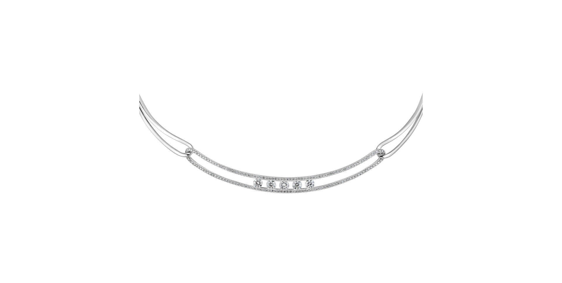 Náhrdelník s diamanty Prélude