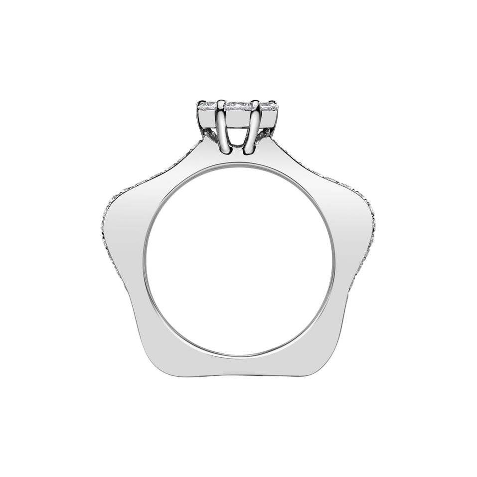 Prsten s diamanty Omer