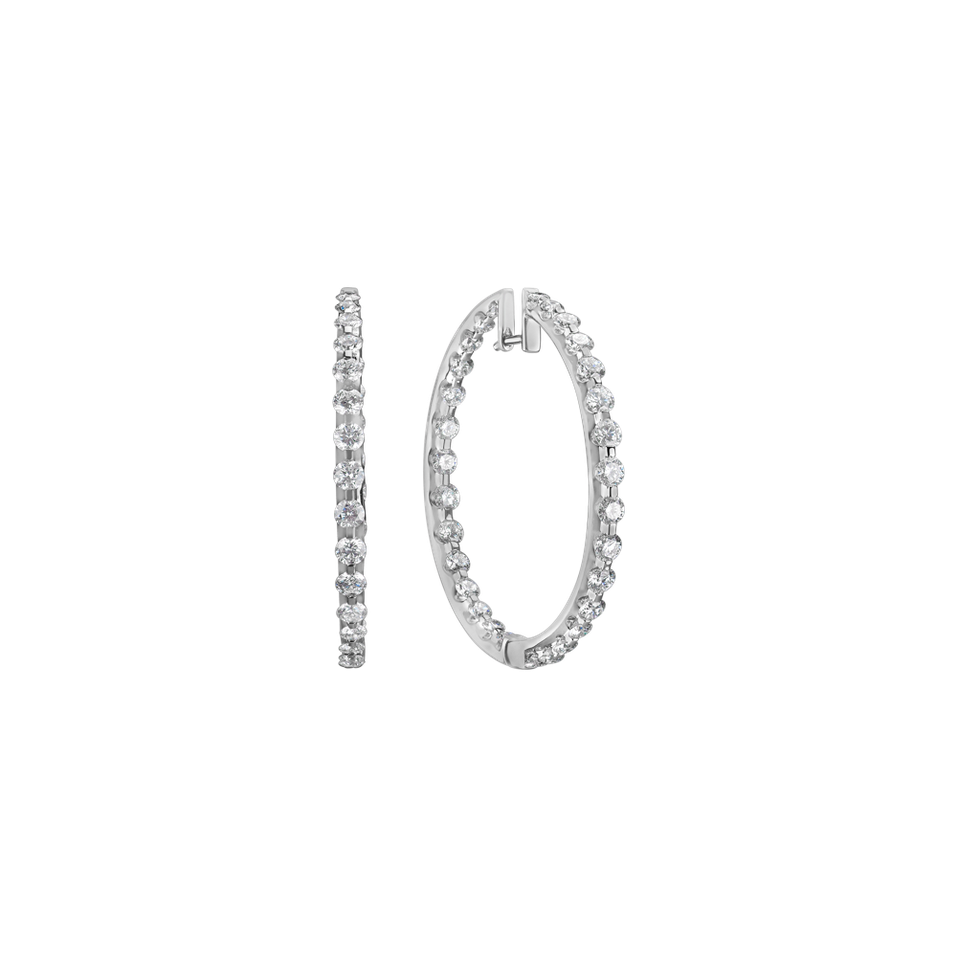 Náušnice s diamanty Starry Sky