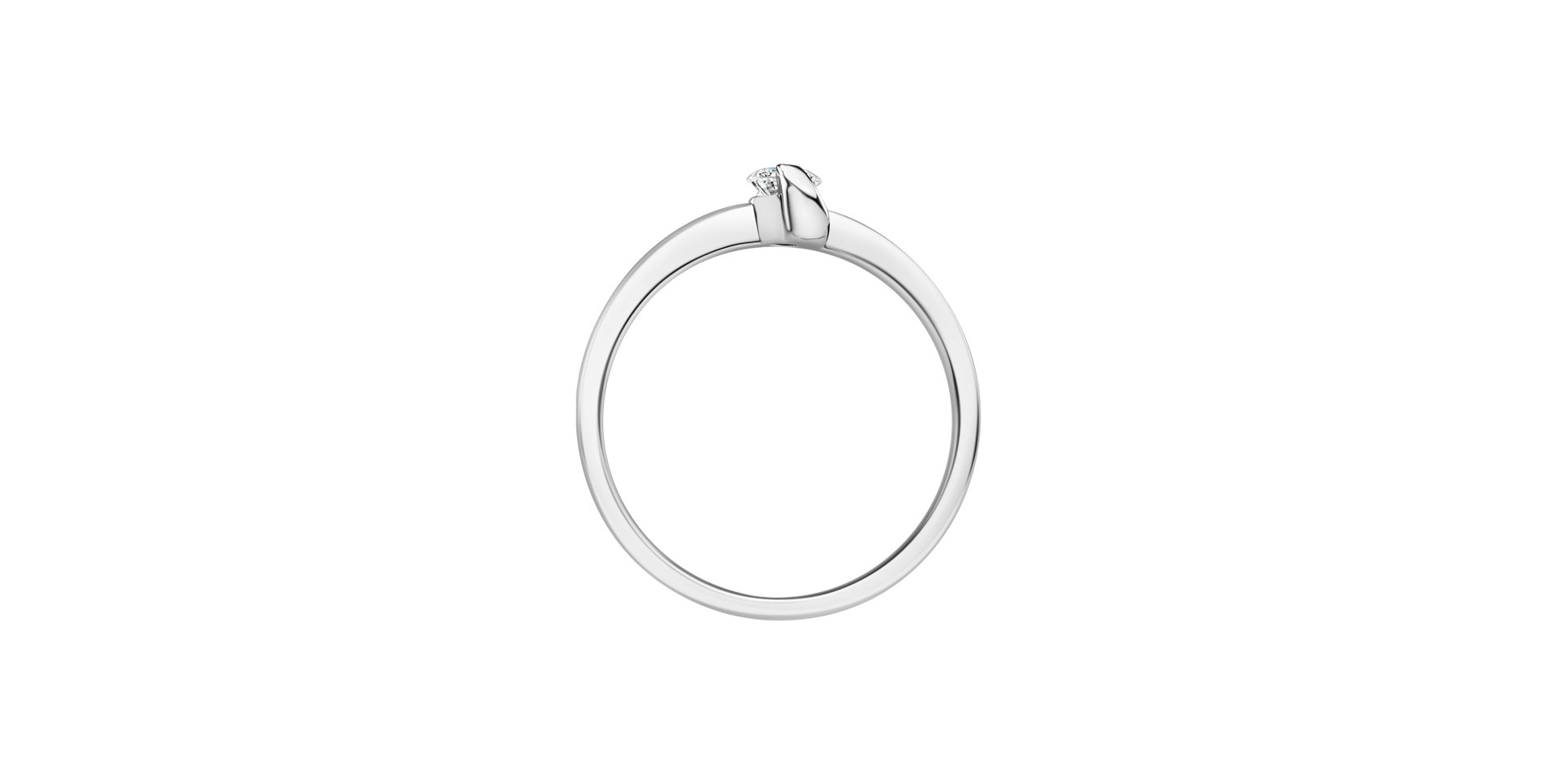 Prsten s diamantem Infinity Love