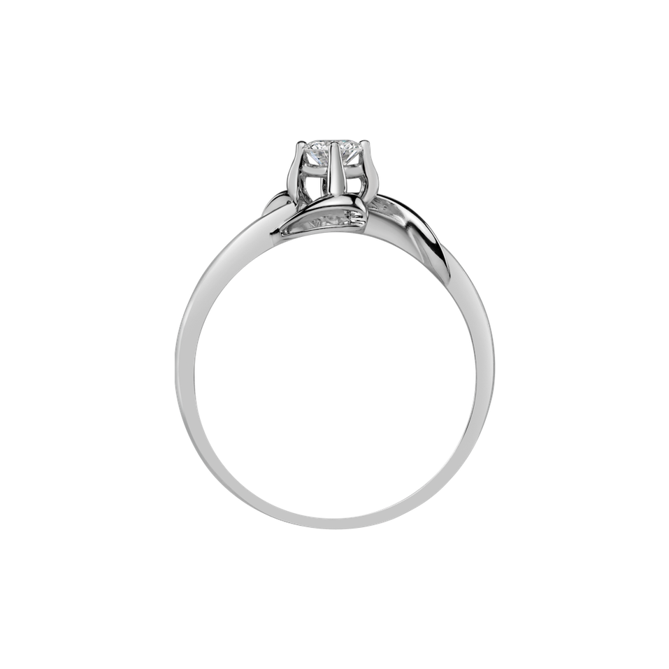 Prsten s diamantem Message