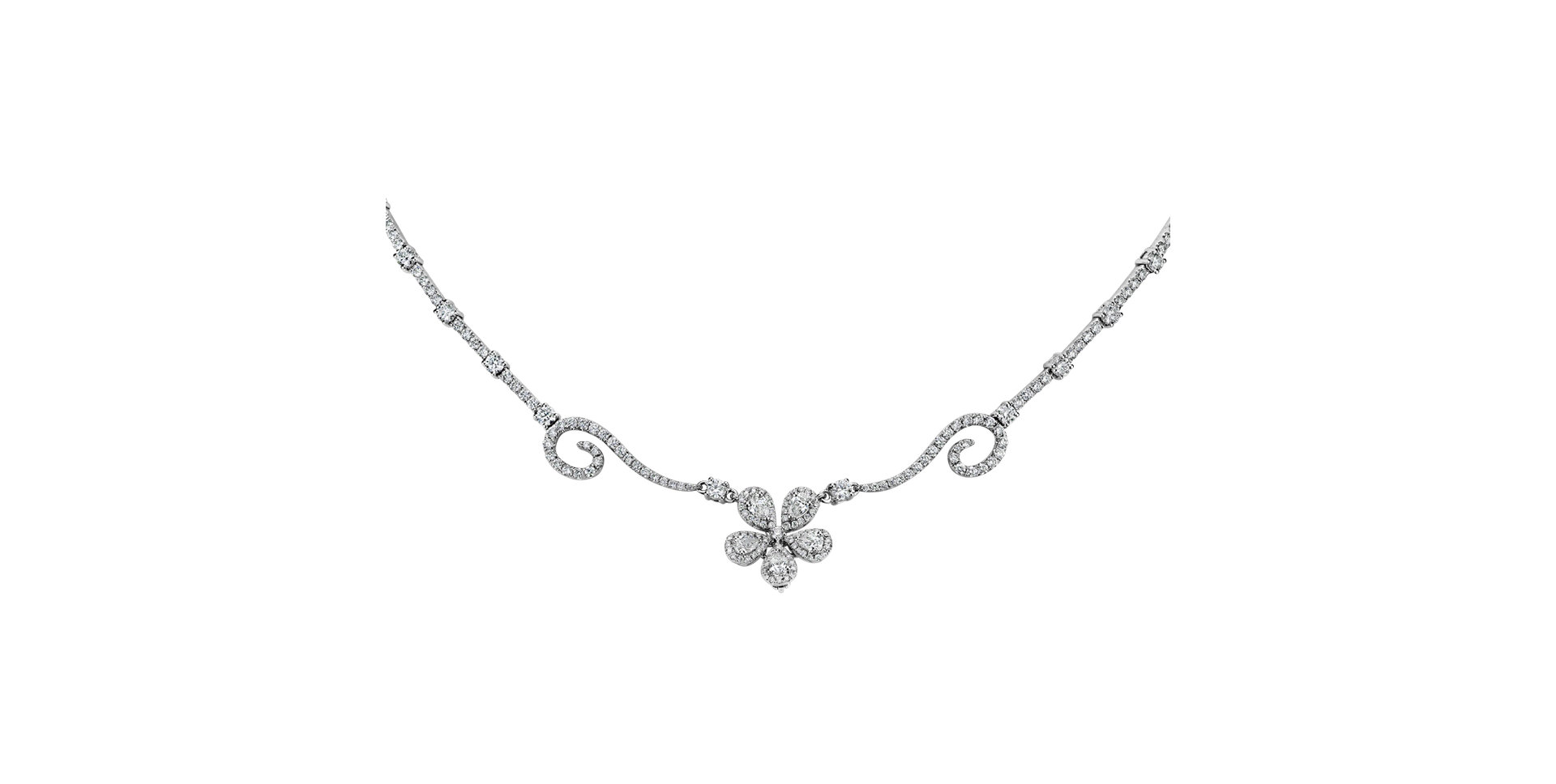 Náhrdelník s diamanty Proud