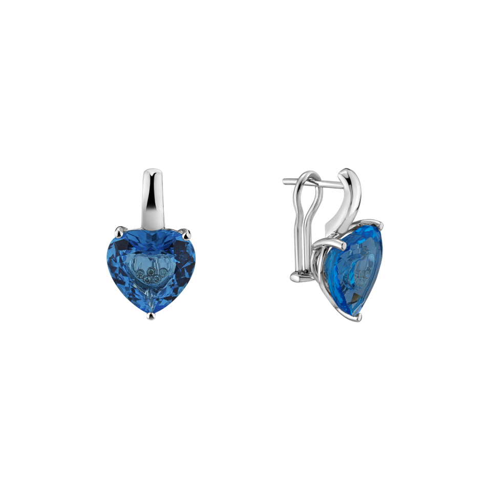 Náušnice s topazem Shiny Romance