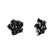 Náušnice s černými a bílými diamanty Night Royal Rose3