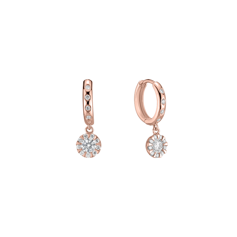 Náušnice s diamanty Teegan