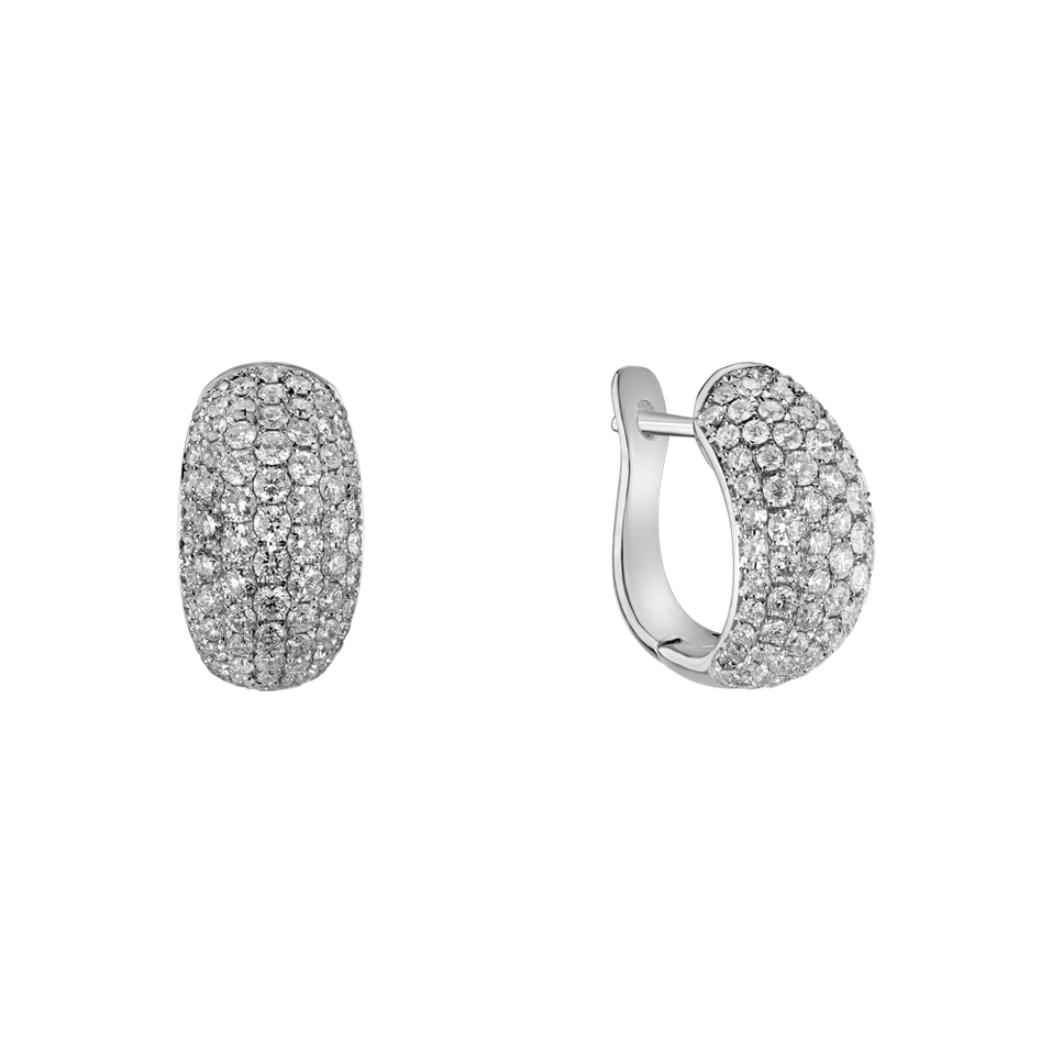 Náušnice s diamanty Enormous Enthusiasm