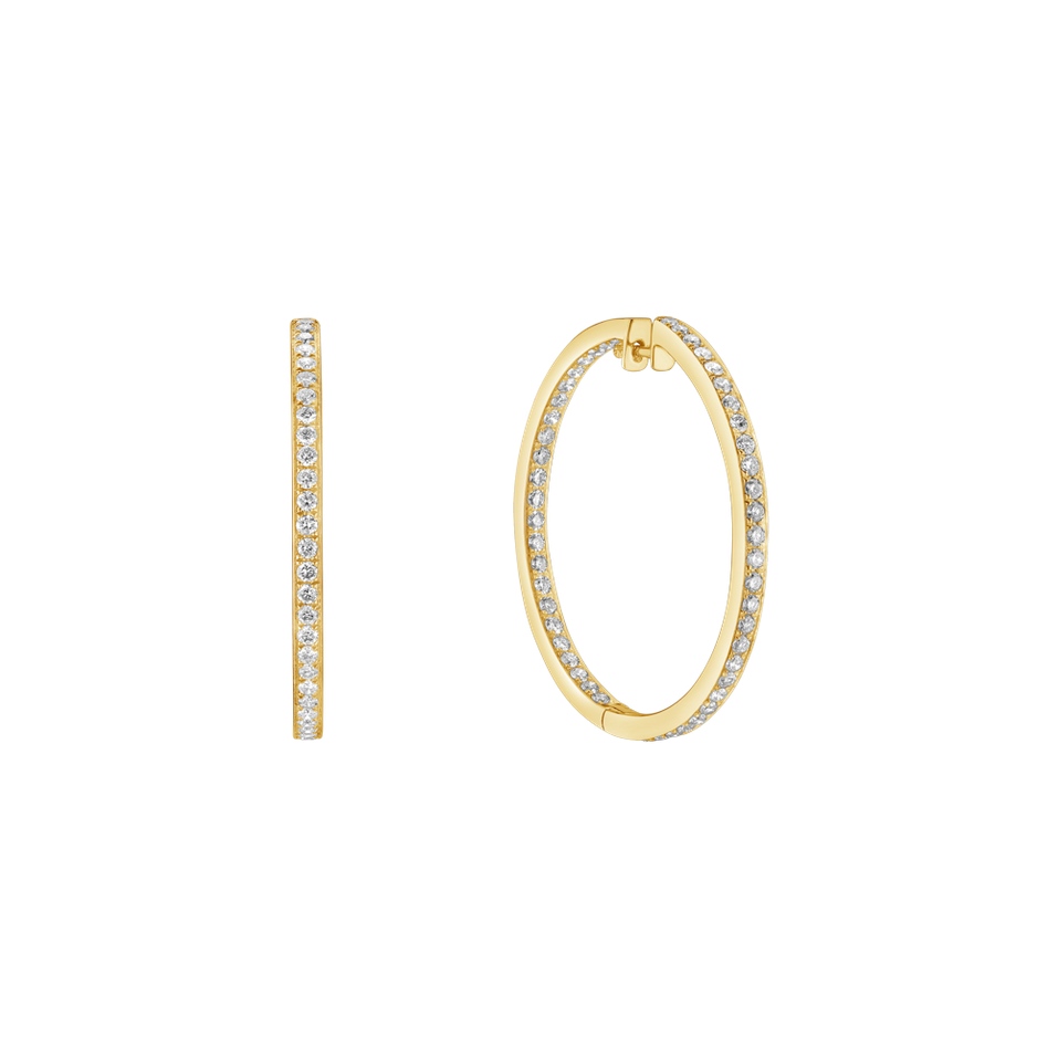 Náušnice s diamanty Cassandra