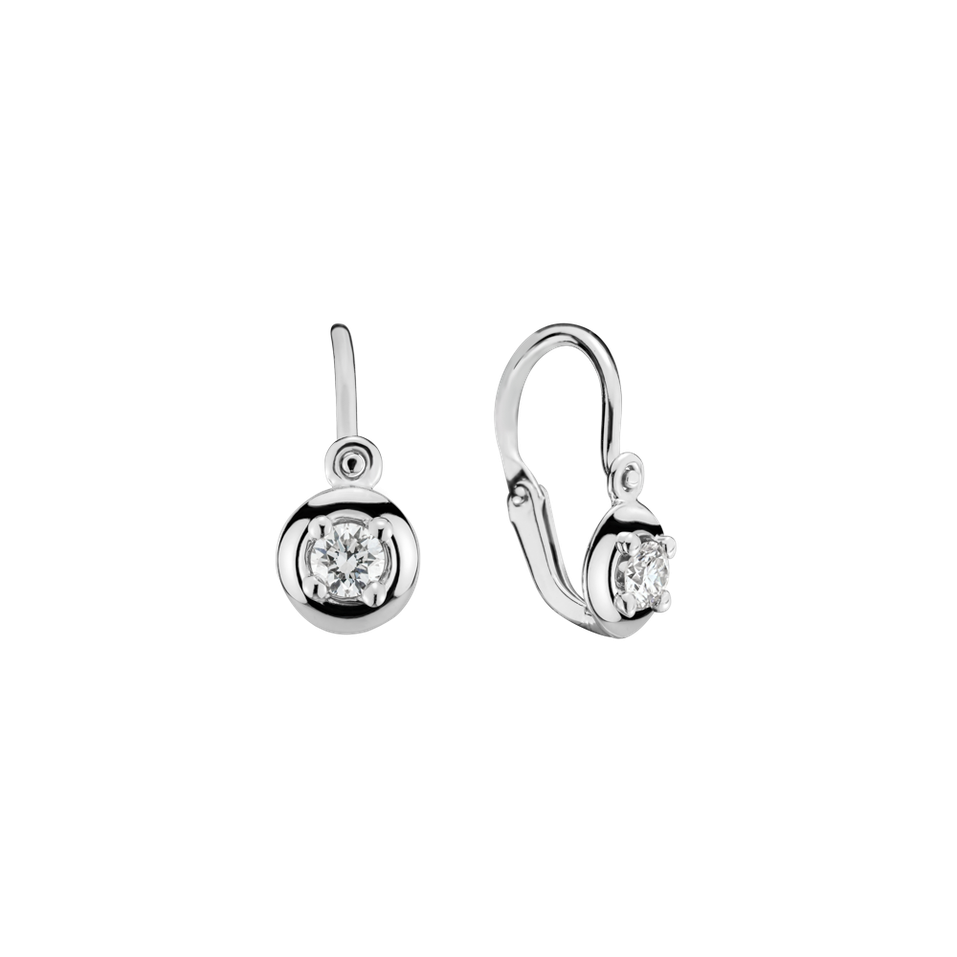 Náušnice s diamantem Little Stars