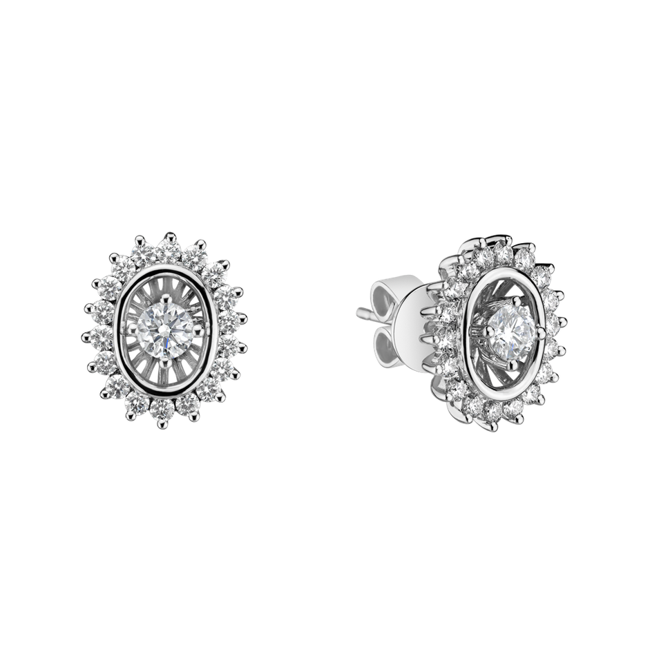 Náušnice s diamanty Tiah