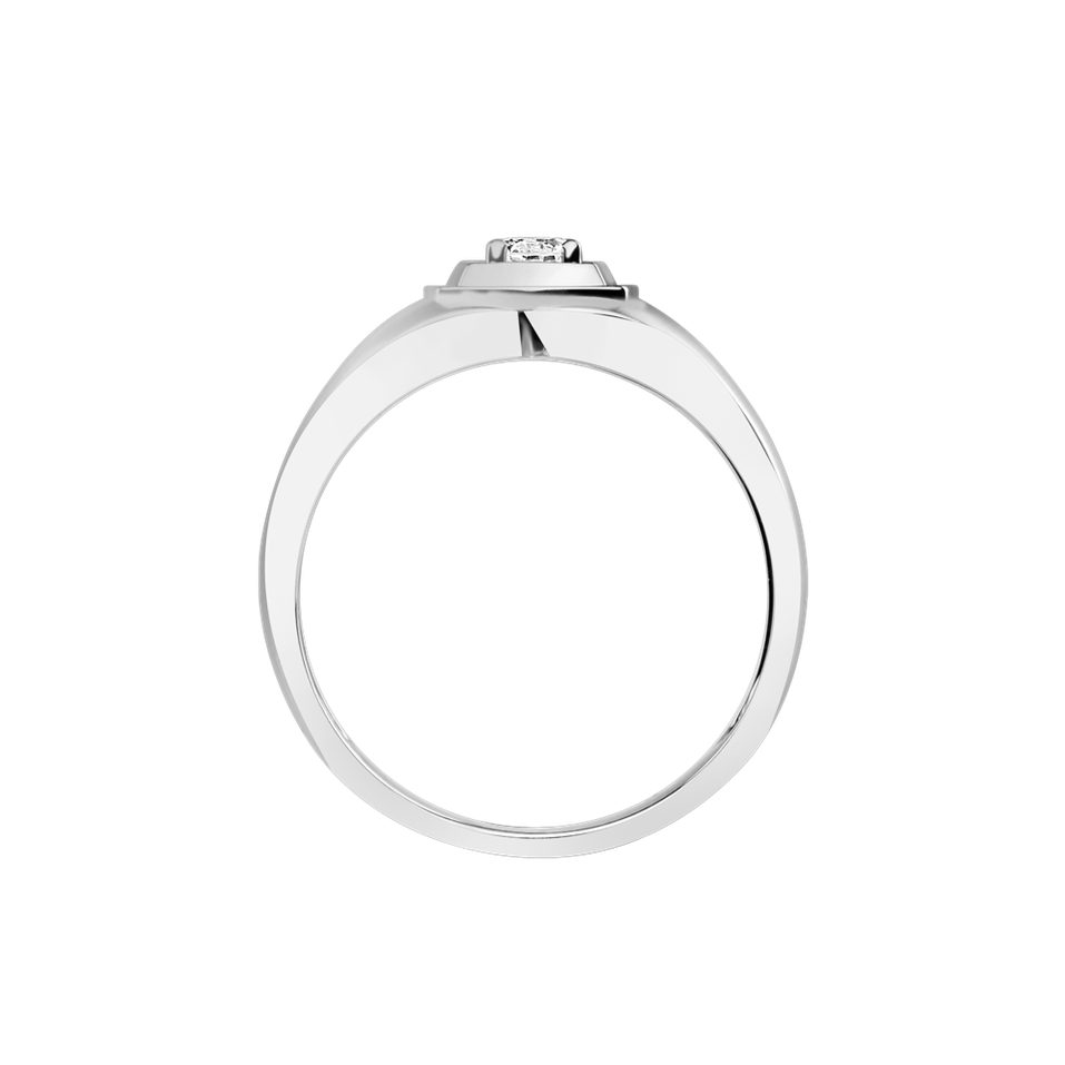 Prsten s diamantem Moon Sin