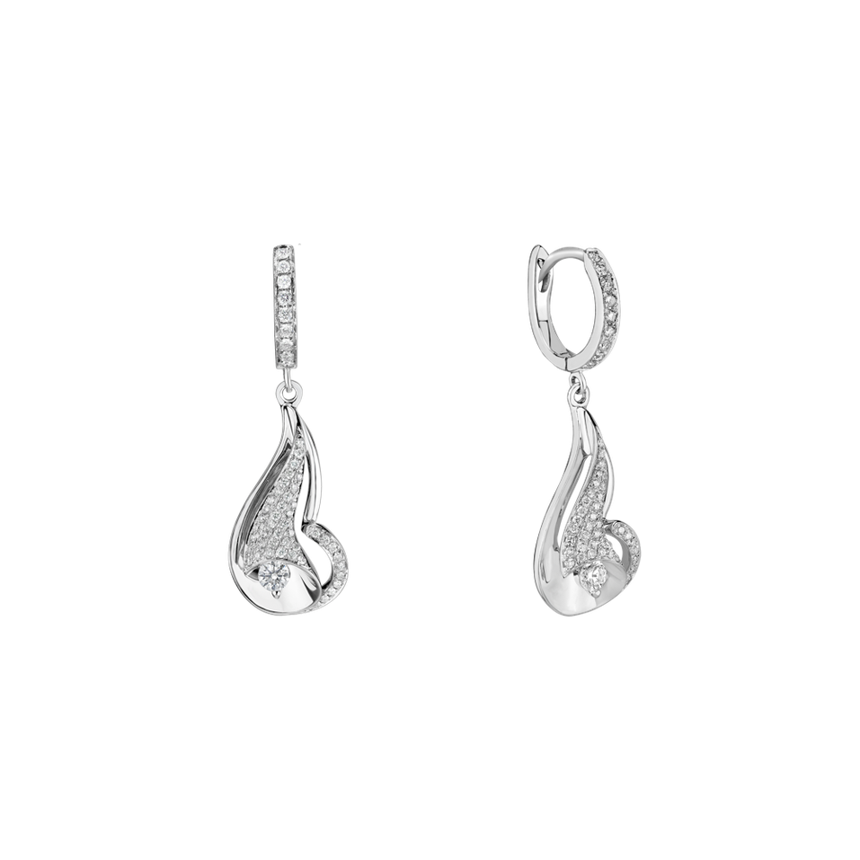 Náušnice s diamanty Gertrude