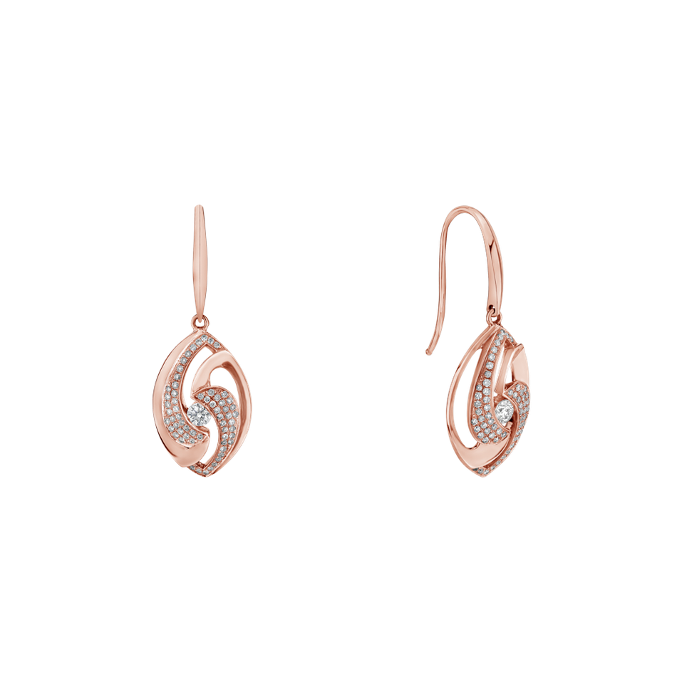 Náušnice s diamanty Barnabas