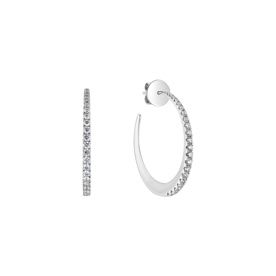 Náušnice s diamanty Lunar Lament