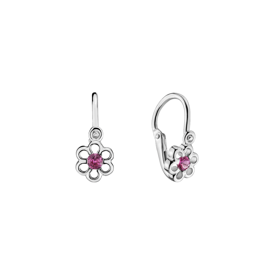 Náušnice se safírem Printemps