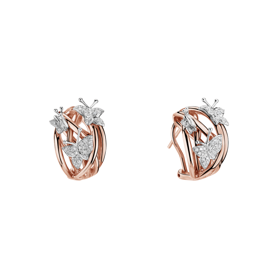 Náušnice s diamanty Norah