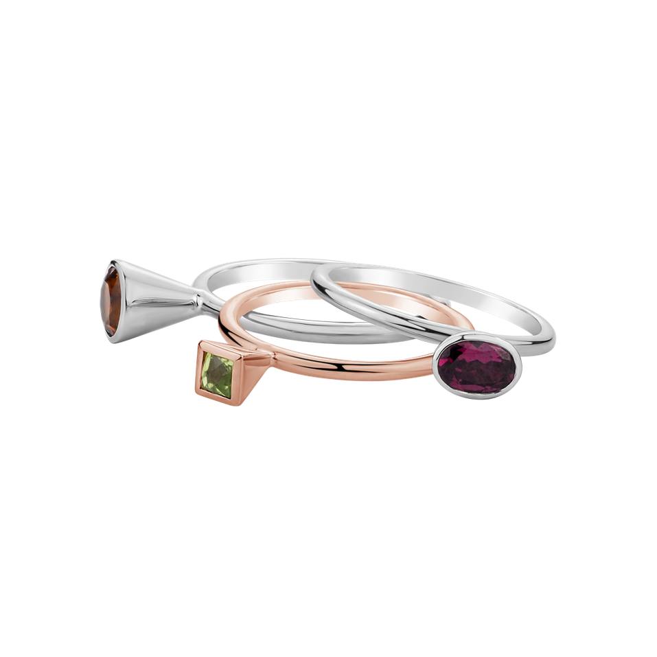 Prsten s citrínem Supreme Glamour