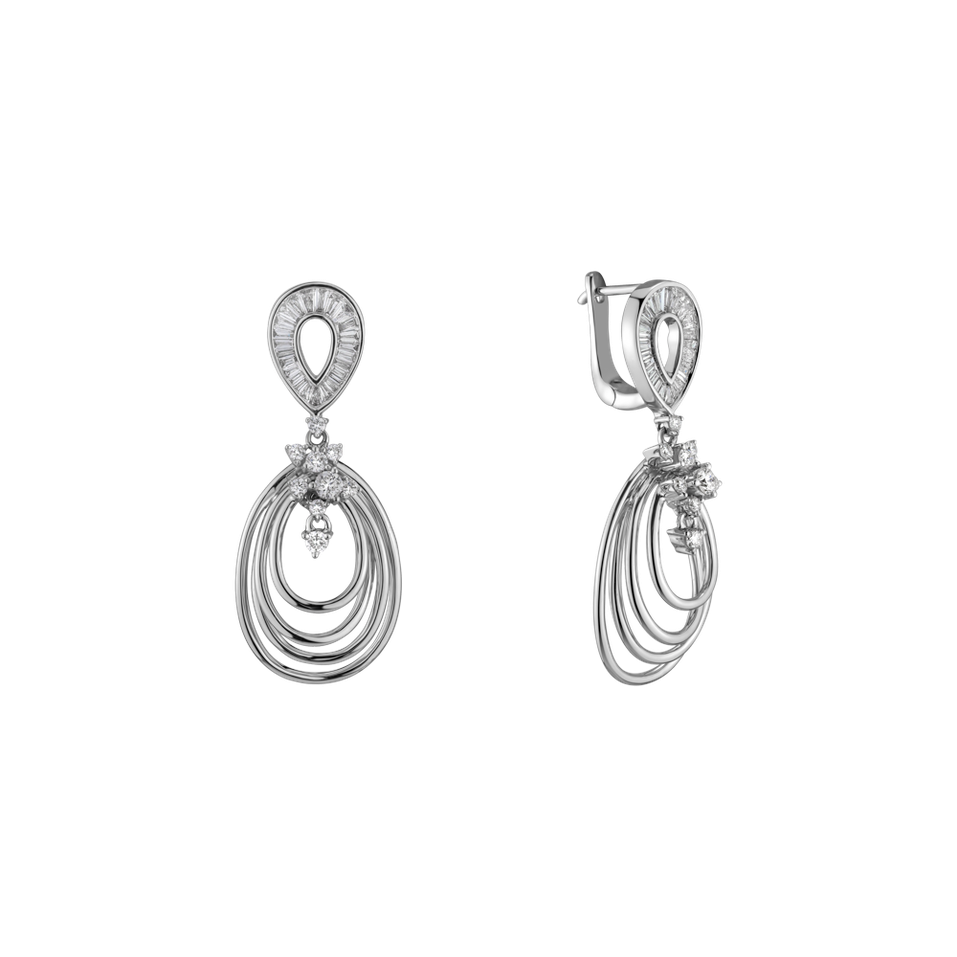 Náušnice s diamanty Joyous Life