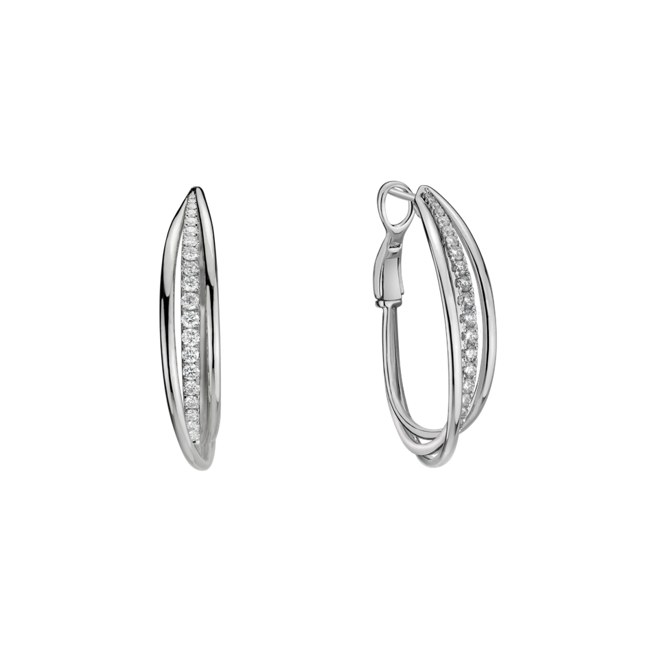 Náušnice s diamanty Geoffrey