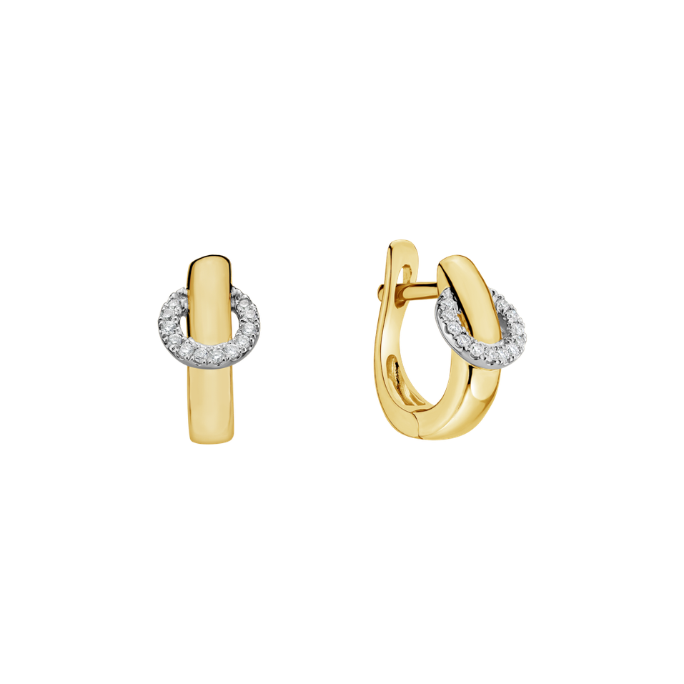 Náušnice s diamanty Aubree