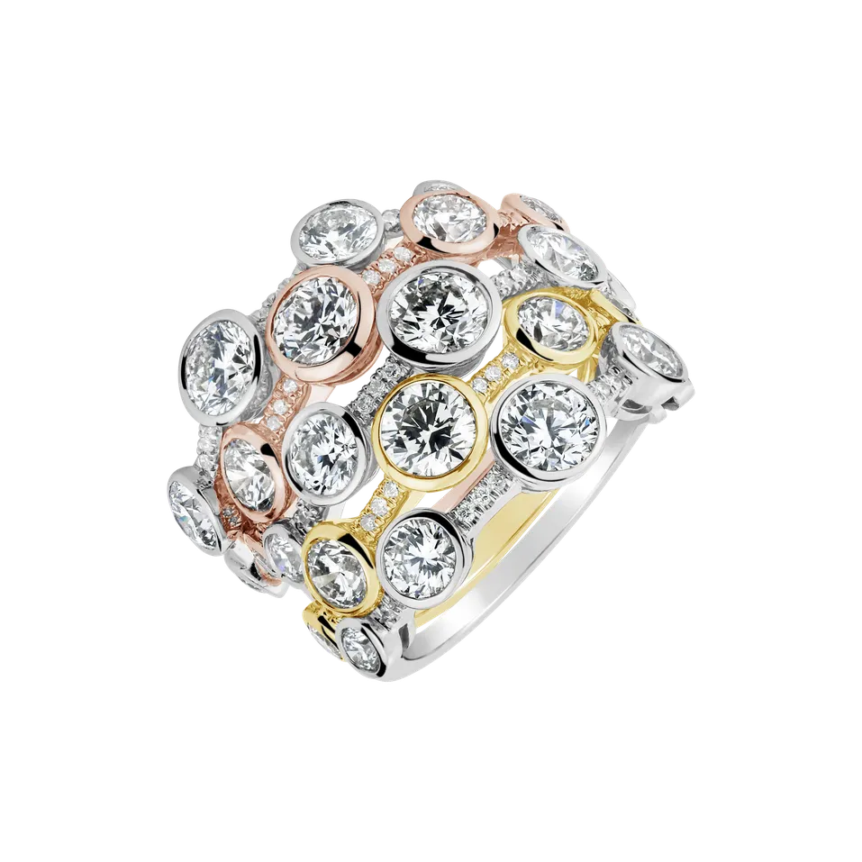 Prsten s diamanty Galaxy of Passion