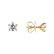 Náušnice s diamantem Star Secret3