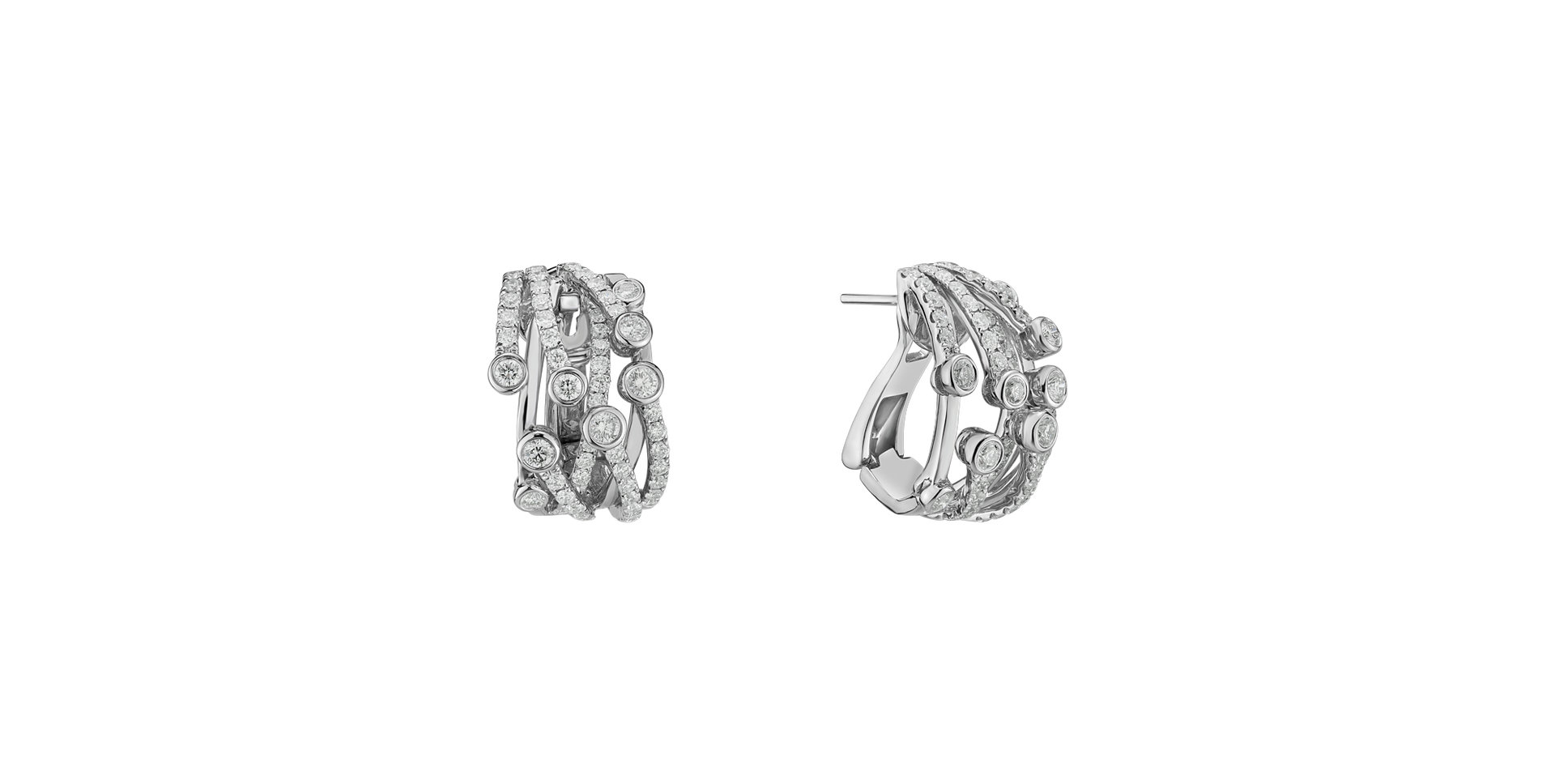 Náušnice s diamanty Brunaux