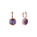 Náušnice s ametystem diamanty Violet Drops3