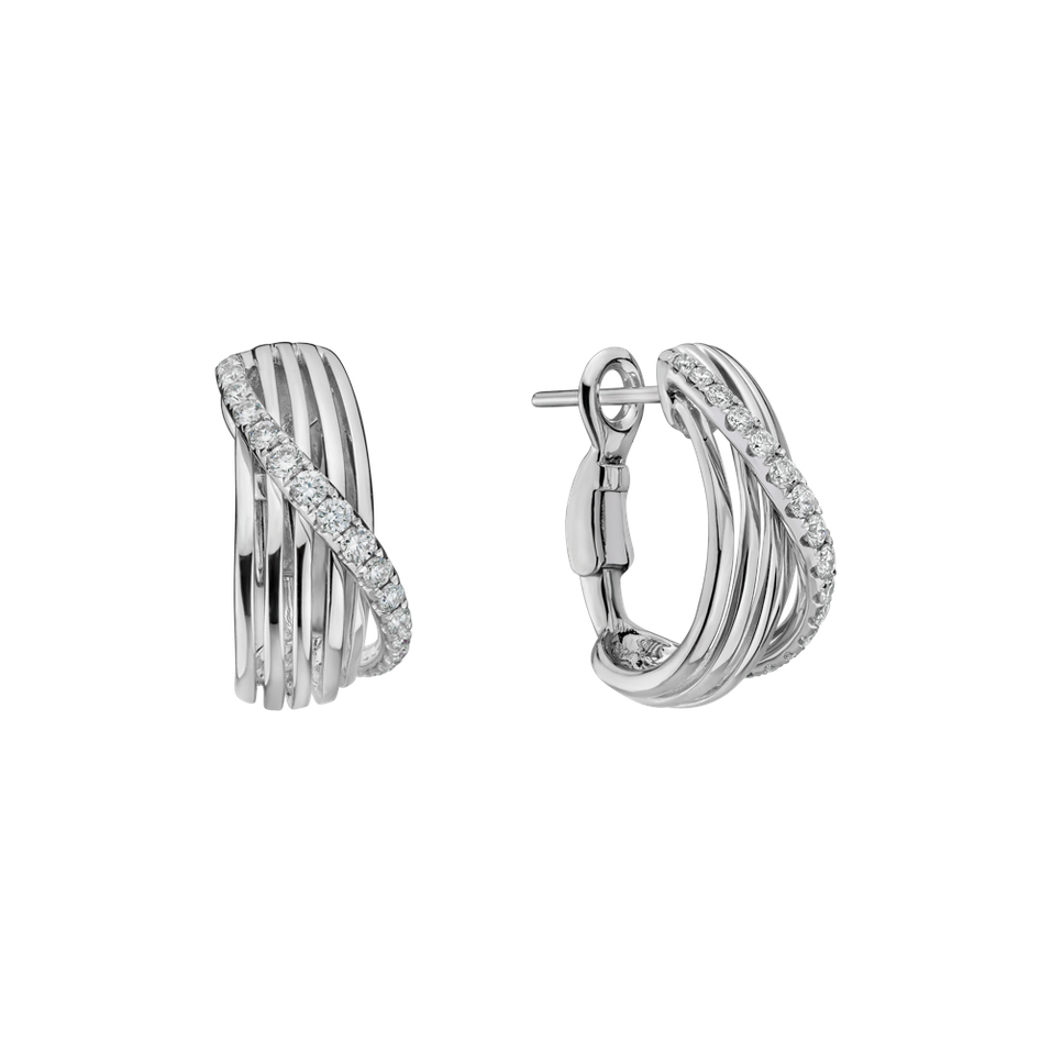 Náušnice s diamanty Morwenna