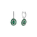 Náušnice s diamanty a smaragdy Courage3