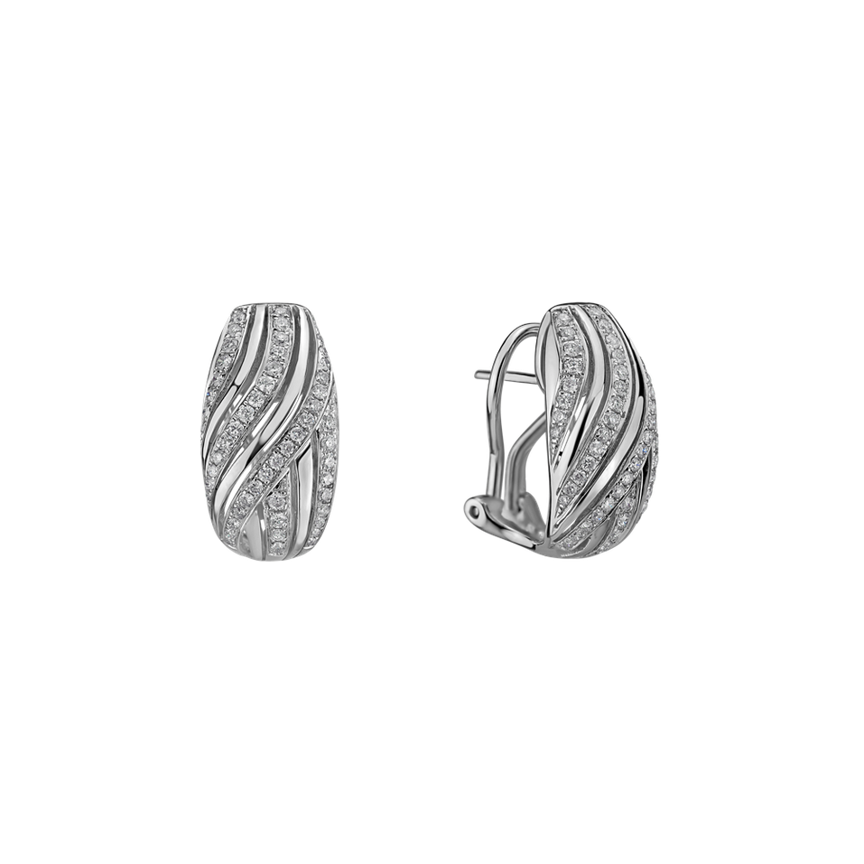 Náušnice s diamanty Nyla