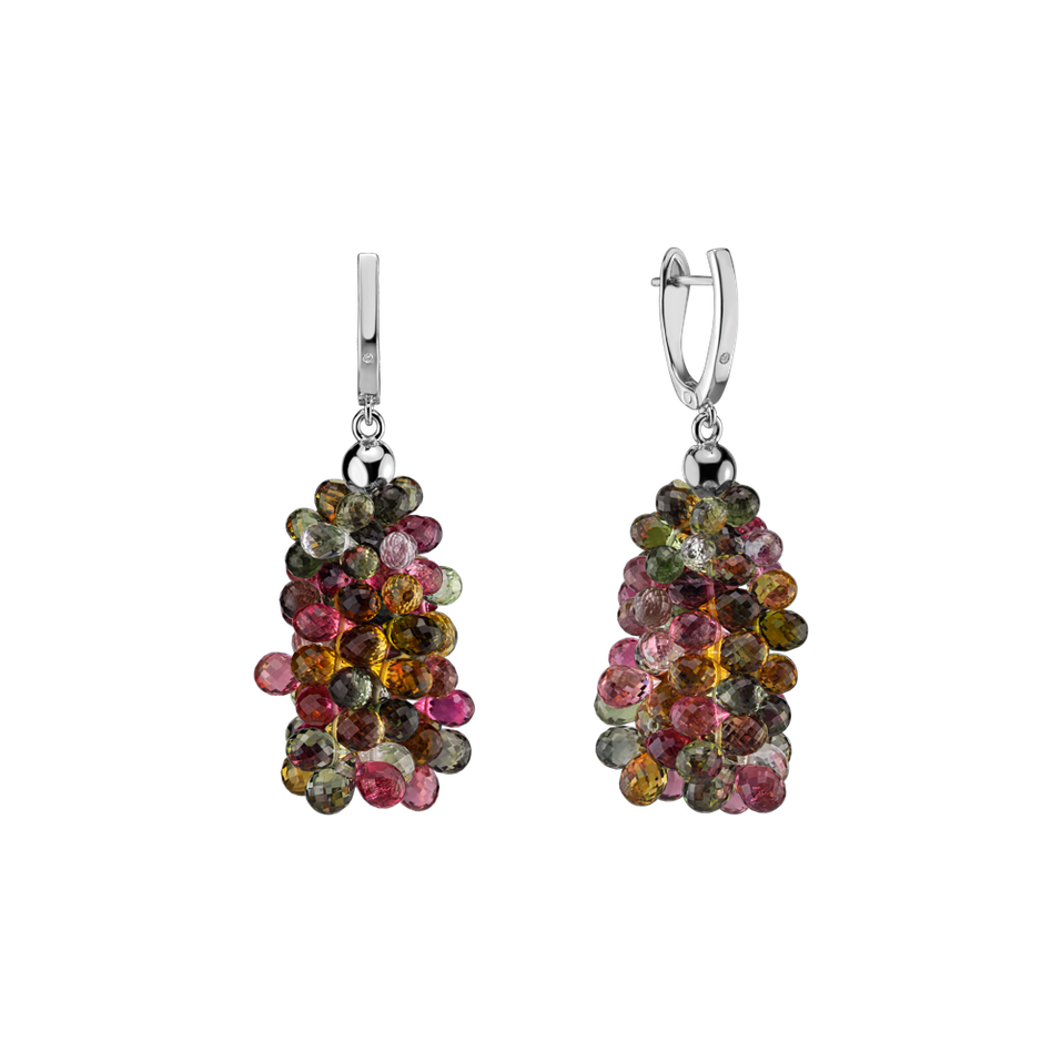 Náušnice s diamantem a turmalíny Bolkonskaya