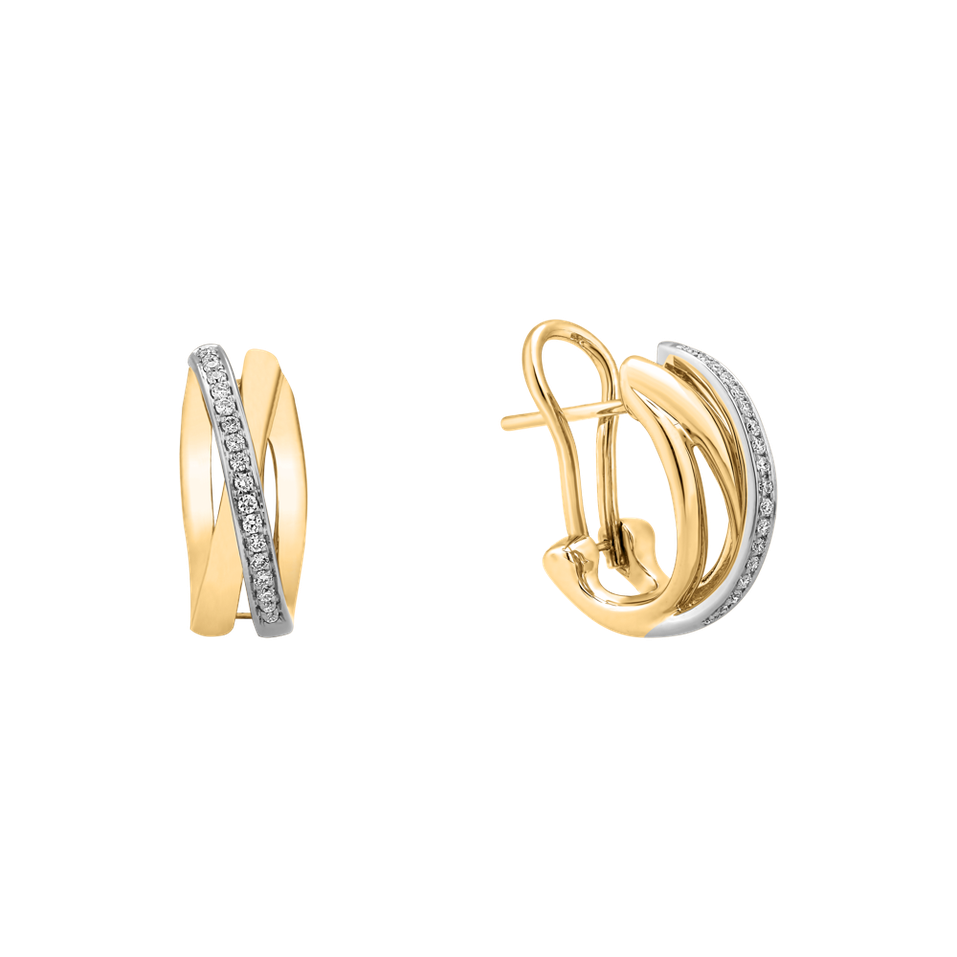 Náušnice s diamanty Galaxy Treasure