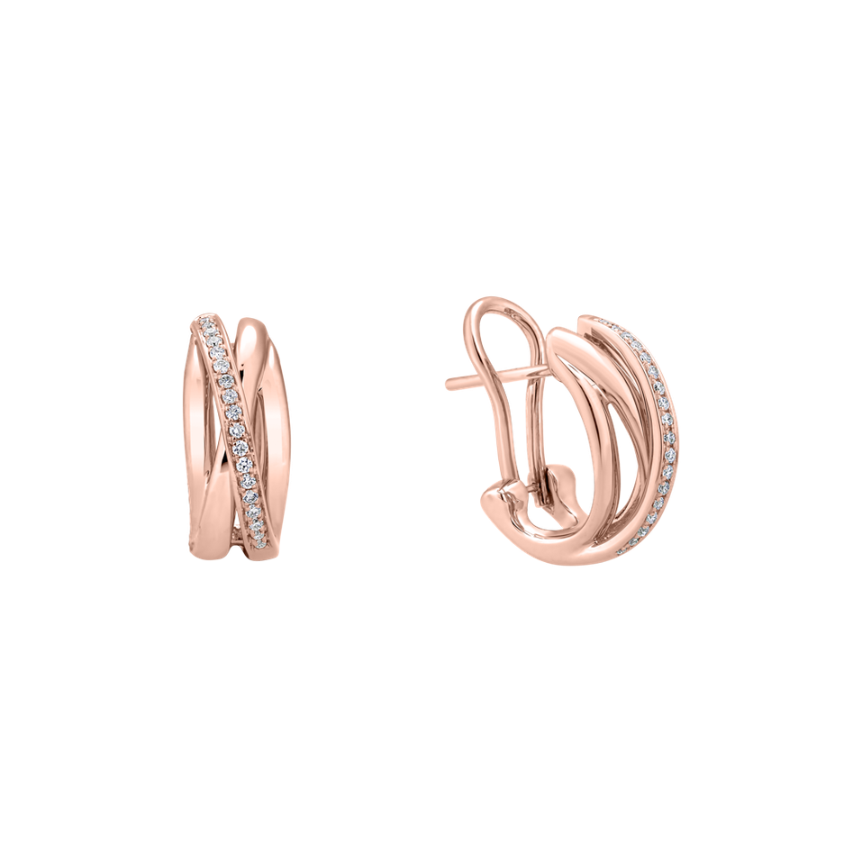 Náušnice s diamanty Galaxy Signature