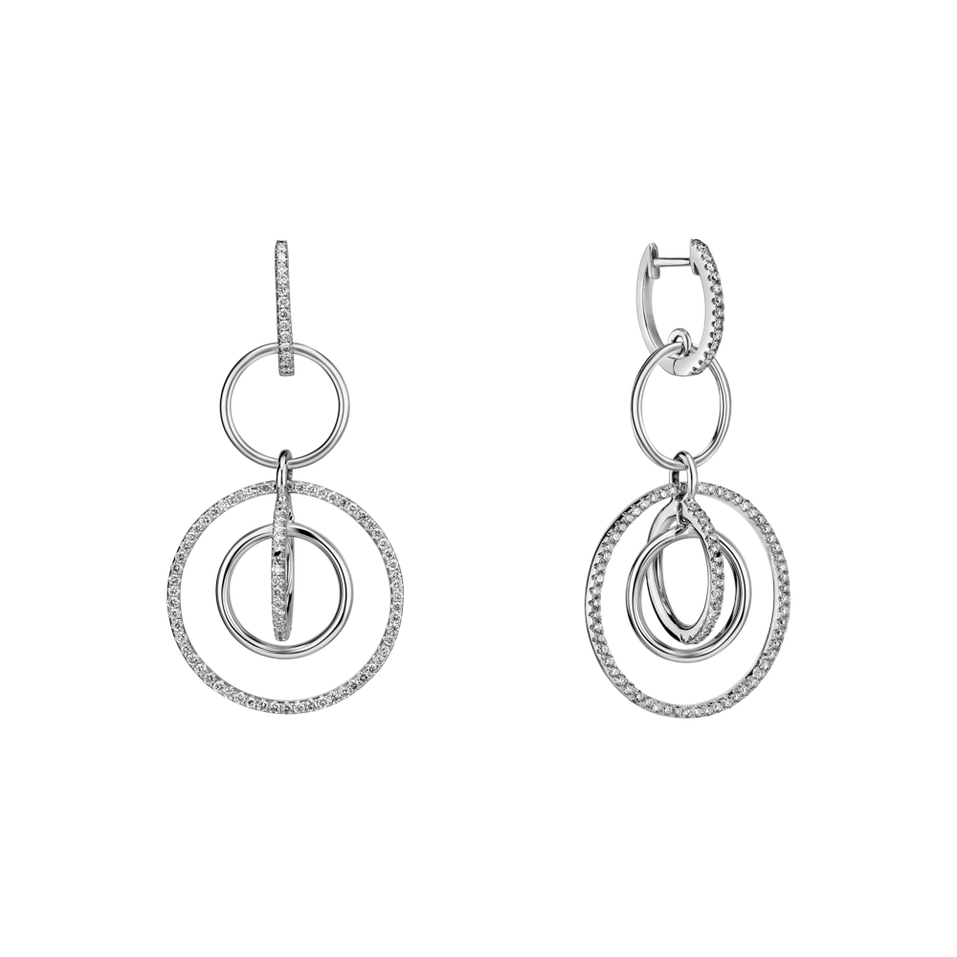 Náušnice s diamanty Willis Cycle