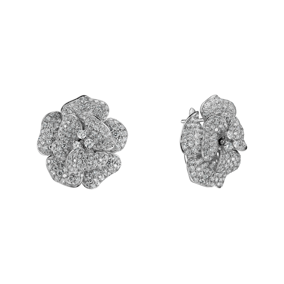 Náušnice s diamanty Aphrodite Flower