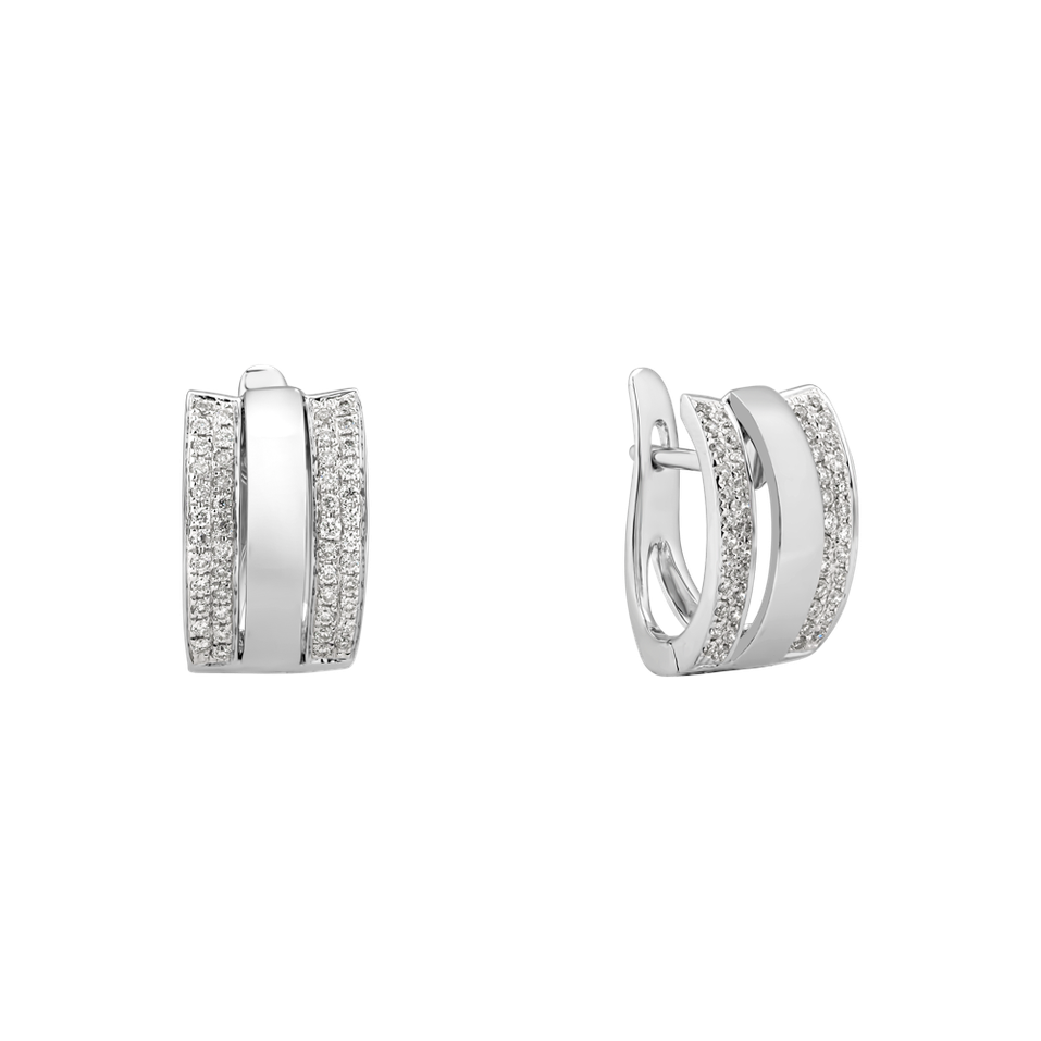 Náušnice s diamanty Dream Symetry