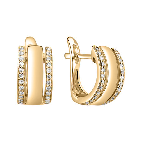 Náušnice s diamanty Amazing Symetry