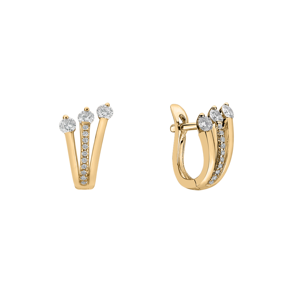 Náušnice s diamanty Dream Secret