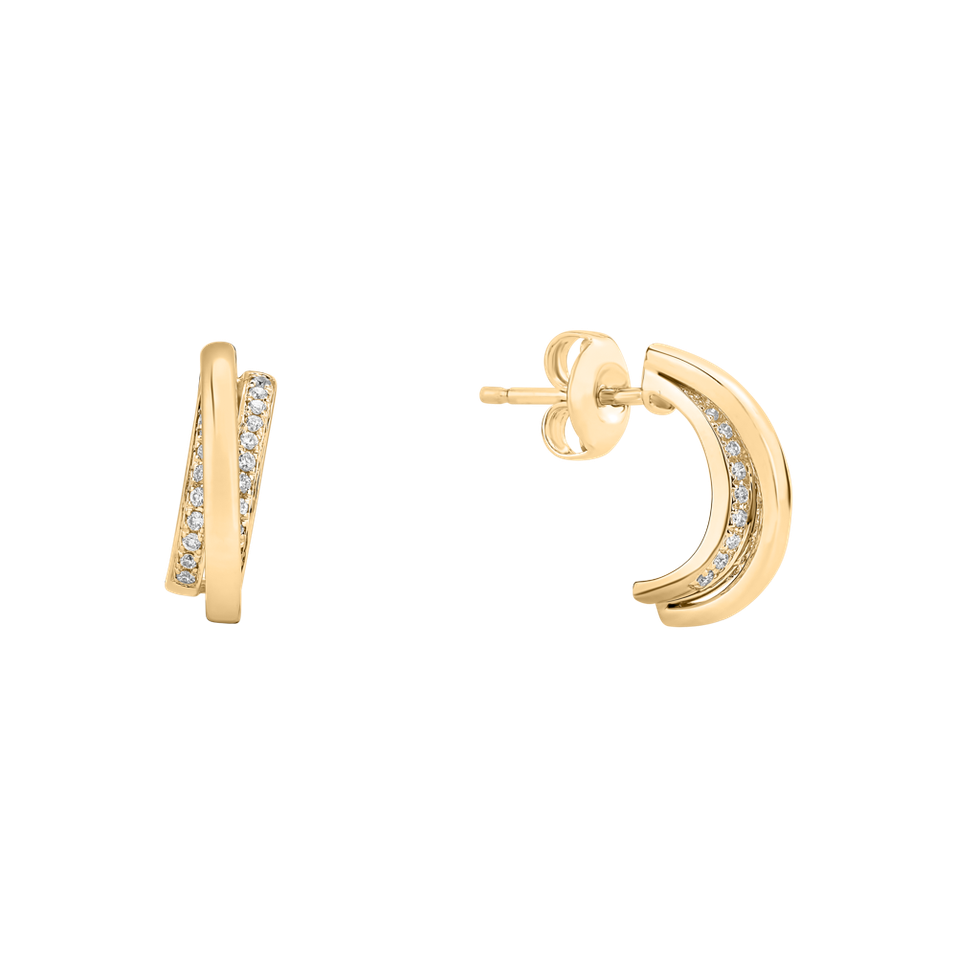 Náušnice s diamanty Dream Wings