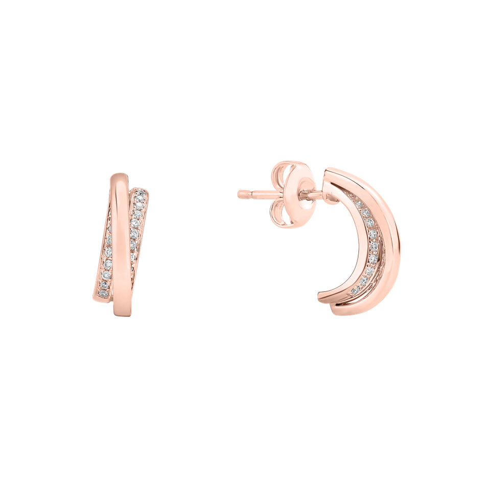 Náušnice s diamanty Dream Wings