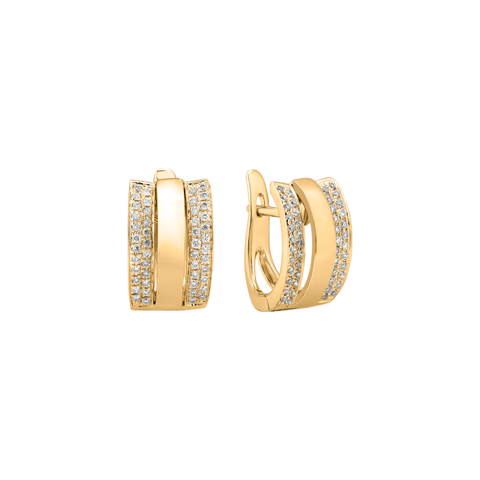 Náušnice s diamanty Dream Symetry