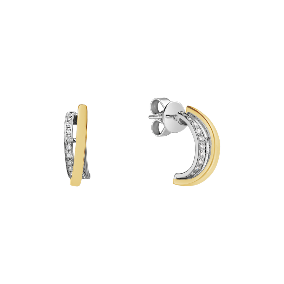 Náušnice s diamanty Dream Wings