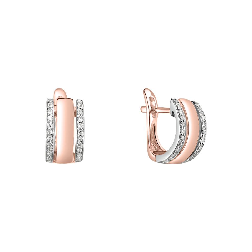 Náušnice s diamanty Amazing Symetry