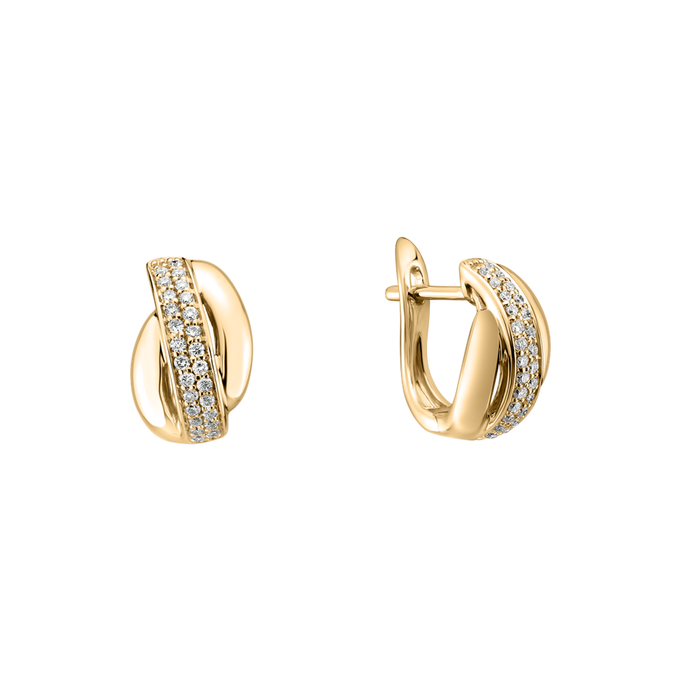 Náušnice s diamanty Dream Melody