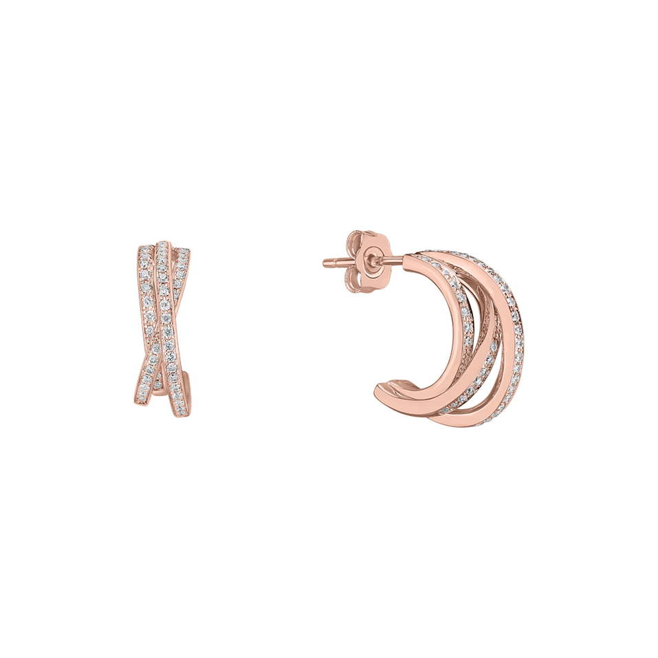 Náušnice s diamanty Infinite Dream