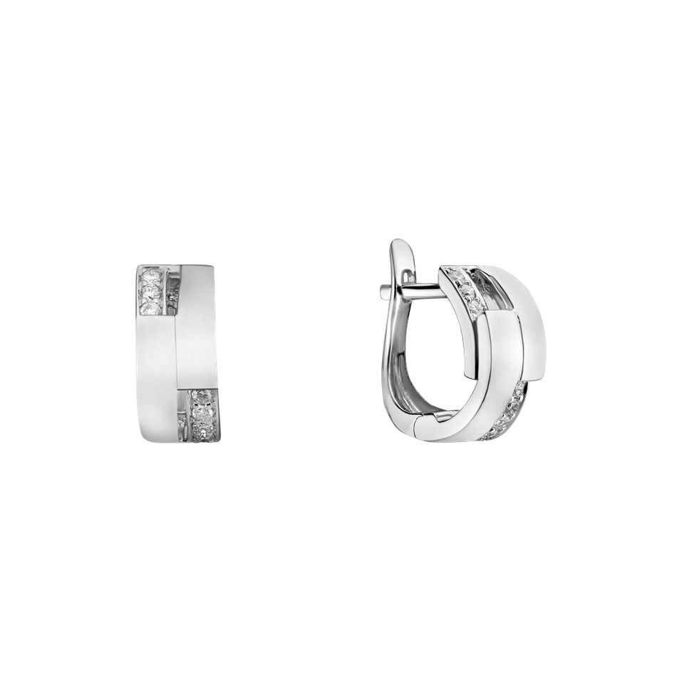 Náušnice s diamanty Star Opium